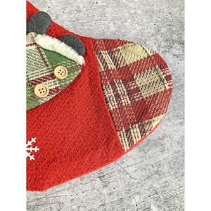 Flying Santa Christmas Stocking, 13 inches - XMAS STOCKINGS