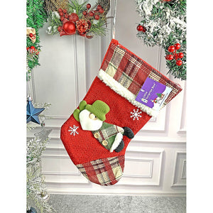 Flying Santa Christmas Stocking, 13 inches - XMAS STOCKINGS