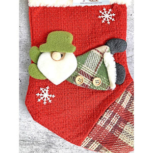 Flying Santa Christmas Stocking, 13 inches - XMAS STOCKINGS
