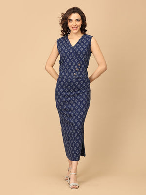 S Folk & Flow Women's Skirt and Top Set - Women's Co - ord Set