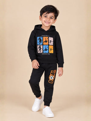 Football Generation Jogger Set - 0-6 Months Kids Winter Set