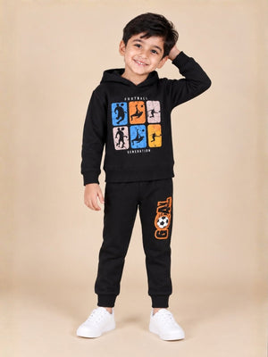 Football Generation Jogger Set - 0-6 Months Kids Winter Set