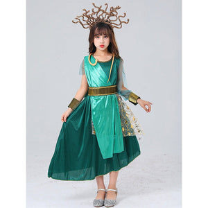 Forest Snake Queen Kids Halloween Costume Dress Up - 4 - 6 Years Halloween