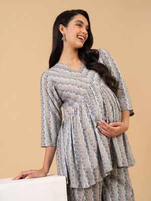 Frame Ice Maternity and Nursing Co Ord Set - S Maternity Co-ord Set