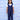 Frilled Girls Jumpsuit Dark Wash