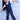 Frilled Girls Jumpsuit Dark Wash