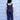 Frilled Girls Jumpsuit Dark Wash