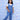 Frilled Girls Jumpsuit Light Wash