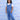Frilled Girls Jumpsuit Light Wash