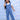 Frilled Girls Jumpsuit Light Wash