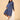 Frosted Bluebell Maternity and Nursing Hoodie Dress - Blue Maternity Winter Dress