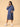 Frosted Bluebell Maternity and Nursing Hoodie Dress - Blue Maternity Winter Dress