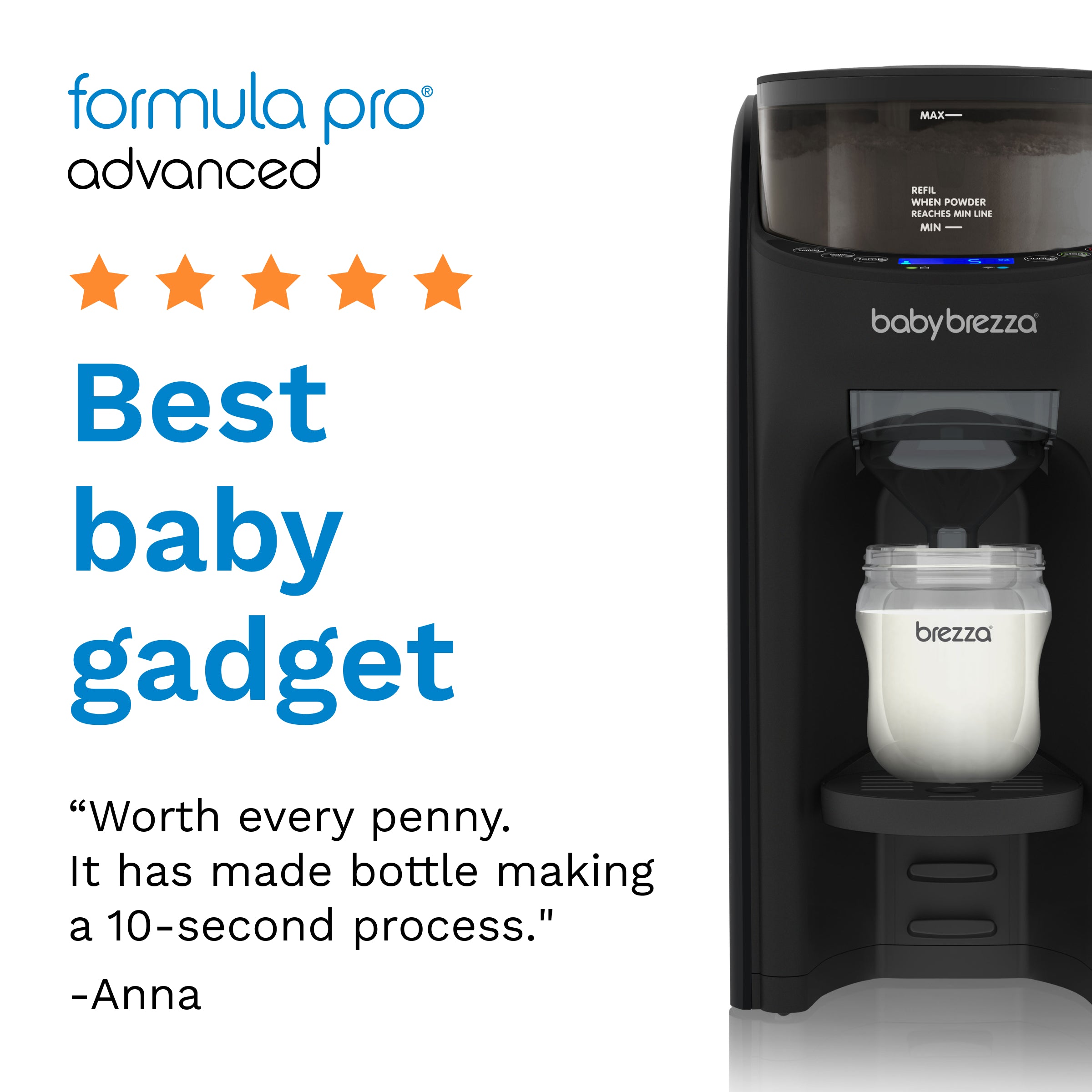 Baby Brezza Formula Pro Advanced Black