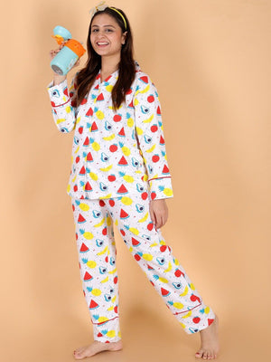 Fruity Cutie Matching Pajama Set for Mom and Baby- Combo of 2 - Twinning Combo