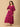 Fuchsia Flame Maternity and Nursing Kaftan Nighty - NW - SD - FUSFL - S