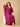 Fuchsia Flame Maternity and Nursing Kaftan Nighty - NW - SD - FUSFL - S