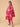 Fuchsia Leher Maternity and Nursing Kurta Set With Dupatta - S Maternity Ethnic Set