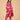 Fuchsia Leher Maternity and Nursing Kurta Set With Dupatta - S Maternity Ethnic Set