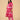 Fuchsia Leher Maternity and Nursing Kurta Set With Dupatta - S Maternity Ethnic Set