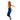 Full Length Dive Navy & Orange Printed Kids Swimwear In Upf 50+ Fabric with Free Washbag - 3 - 4 Years Swim