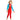 Full Length Dive Red & Teal Green Printed Kids Swimwear In Upf 50+ Fabric with Free Washbag - 3 - 4 Years Swim