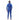 Full - Length Navy Blue Hood & Stirrup Foot Loop, Teens and Mens Swimwear in UPF 50+ with Free Washbag - M Swim