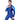 Full - Length Navy Blue Hood & Stirrup Foot Loop, Teens and Mens Swimwear in UPF 50+ with Free Washbag - M Swim