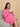 Future Is Fuchsia Maternity and Nursing Hoodie Dress - Pink Maternity Winter Dress