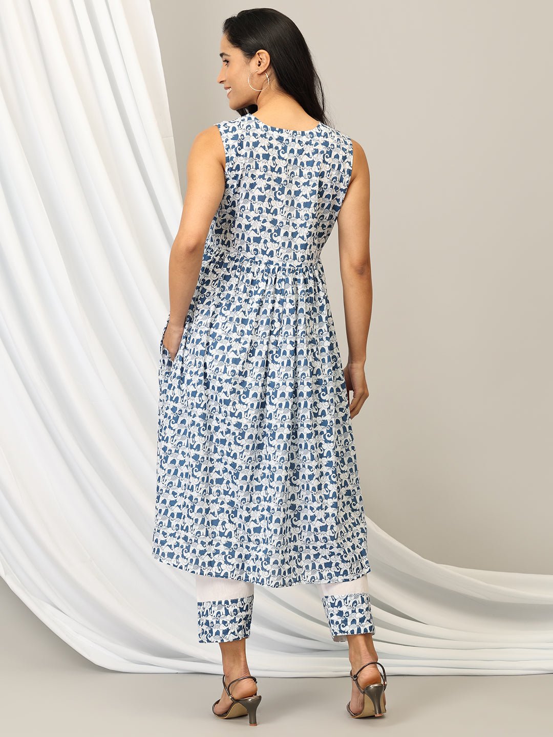 Gaja Raja Mukhi Women's Ethnic Set - WES - ELPES - S