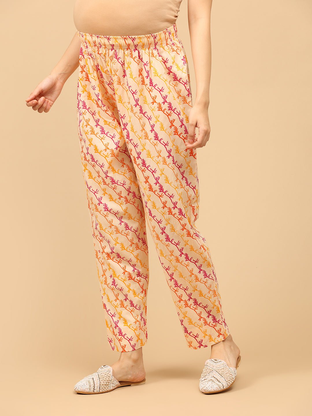Garden Glow - Up Maternity and Nursing Kurta Set With Dupatta - MEW - SK - GRGL - S