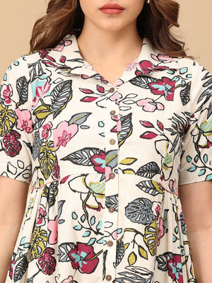 Multi Garden Graffiti Women's Dress - Women's Dress