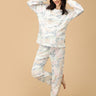 Garden Tropics Maternity and Nursing Sweatshirt Pajama Set - MWW - SD - GRTR - M