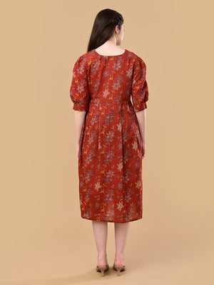 Garnet Gallery Maternity And Nursing Dress - S Maternity Casual Dress