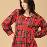 Garnet Grids Maternity and Nursing Top - MAT - SD - GRNTG - S