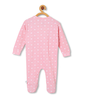 Gift Box Romper- Pink Star - 0-6 Months Baby Romper