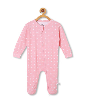 Gift Box Romper- Pink Star - 0-6 Months Baby Romper