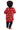 Ginger Bread Flannel Jacket and Navy Blue Pants Set - WNCL-JP-GNBD-0-6