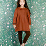 Ginger Spice Girls Flannel Dress with Brown Leggings - WNCL-DL-GGSP-0-6