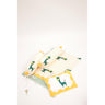 Giraffe Animal Printed Cot Set - Teal. - MSY - CSB - 001A - Yellow Tri