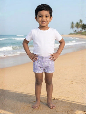 Giraffe Glide Boys Swim Shorts - 6 - 12 Months Kids Swimwear