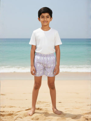 Giraffe Glide Boys Swim Shorts - 6 - 12 Months Kids Swimwear
