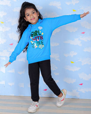Girl With Smile Hooded Sweatshirt - KWW-AN-GSML-0-6