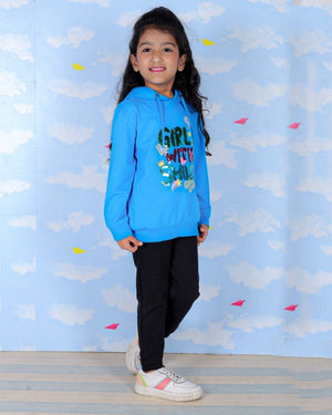 Girl With Smile Hooded Sweatshirt - KWW-AN-GSML-0-6