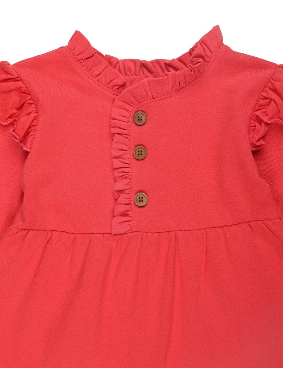 Girls Cute Raspberry Sweater Dress - GRLDRS-CTRB-0-6