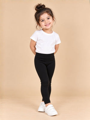 Girls Full Length Leggings - 0-6 Months Kids Casual Bottom
