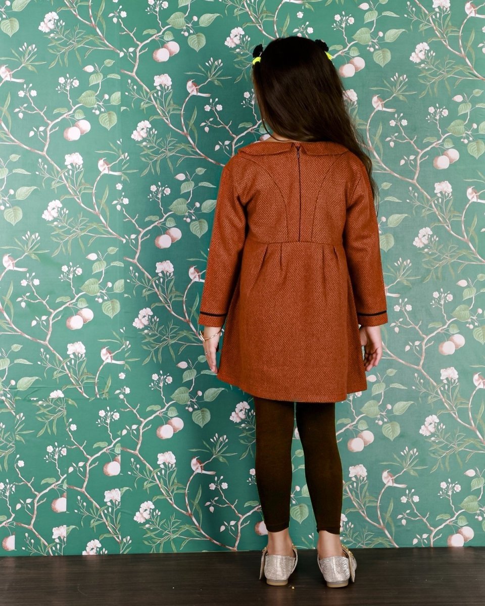 Girls Ginger Spice Flannel Dress - GRLDRS - GGSP - 0 - 6