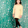 Girls Vanilla Custard Sweater Dress - GRLDRS - VNCS - 0 - 6