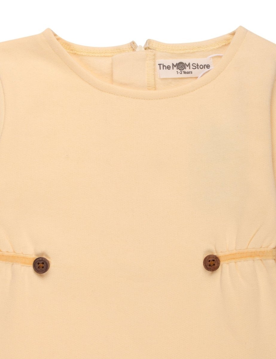 Girls Vanilla Custard Sweater Dress - GRLDRS-VNCS-0-6
