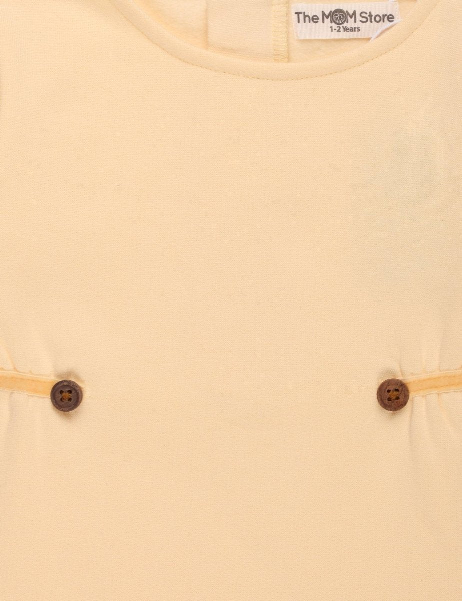 Girls Vanilla Custard Sweater Dress - GRLDRS-VNCS-0-6