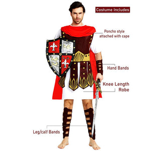 Gladiator theme , Adult Halloween Costume Fancy Dress Up - M Halloween
